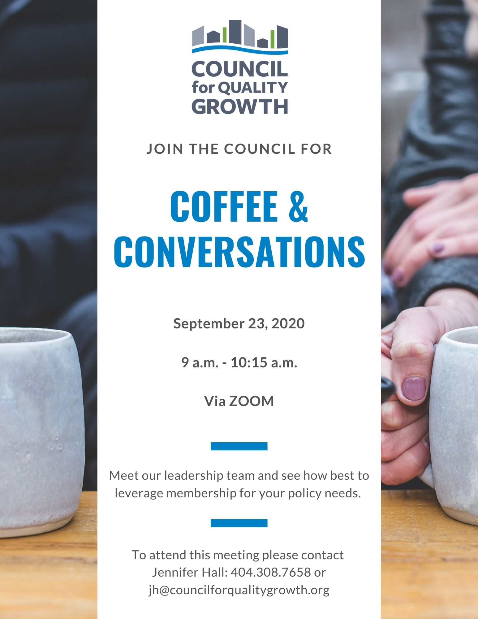 Coffee and Conversations Follow Up Materials | Council for Quality Growth